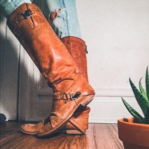STEVE MADDEN RED ZIPPER BOOTS